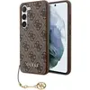 Image de Guess GUHCSA35GF4GBR A35 A356 br zowy/brown hardcase 4G Charms Collection (Samsung Galaxy A35), Coque pour téléphone portable, Marron