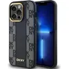 Image de DKNY DKHMP13XPCPVSLK iPhone 13 Pro Max 6.7" czarny/black hardcase Leather Checkered Mono Pattern Mag (Apple iPhone 13 Pro Max), Coque pour téléphone portable, Noir