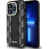 Image de DKNY checkered Pattern PU Leather Case pour Apple pour iPhone 15 Pro - noir (Apple iPhone 15 Pro), Coque pour téléphone portable, Noir