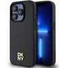 Image de DKNY DKHMP14LPSHRPSK iPhone 14 Pro 6.1" czarny/black hardcase Motif cuir Métal Logo MagSafe (Apple iPhone 14 Pro), Coque pour téléphone portable, Noir