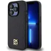 Image de DKNY PU Leather Motif répétitif Stack Logo Magsafe Case pour iPhone 15 Pro Noir (Apple iPhone 15 Pro), Coque pour téléphone portable, Noir