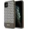 Image de Dkny Coque De Téléphone Pu Leather Repeat Pattern Bottom Stripe Magsafe Iphone 11