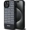 Image de DKNY DKHMP15SPSOSPK iPhone 15 / 14 / 13 6.1" czarny/black étui rigide en cuir Motif imprimé Log en métal (Apple iPhone 13, Apple iPhone 14, Apple iPhone 15), Coque pour téléphone portable, Noir