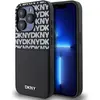 Image de DKNY PU Cuir Motif Répétition Etui de Poche Carte pour iPhone 14 Pro Noir (Apple iPhone 14 Pro), Coque pour téléphone portable, Noir, Blanc