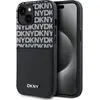 Image de DKNY PU Cuir Motif Répétition Etui de Poche Carte pour iPhone 15 Noir (Apple iPhone 15), Coque pour téléphone portable, Noir, Blanc