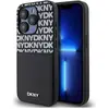 Image de DKNY PU Cuir Motif Répétition Etui de Poche Carte pour iPhone 15 Pro Noir (Apple iPhone 15 Pro), Coque pour téléphone portable, Blanc, Noir