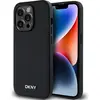 Image de DKNY Grained PU Leather Case pour Apple iPhone 14 Pro - noir (Apple iPhone 14 Pro), Coque pour téléphone portable, Noir