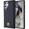 Image de DKNY DKHMLPSHRPSK S928 czarny/black hardcase Motif cuir Métal Logo MagSafe (Samsung Galaxy S24 Ultra), Coque pour téléphone portable, Noir