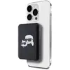 Image de Karl Lagerfeld Powerbank indukcyjny KLPB5FPGKSKCHK 15W 5000mAh czarny/black Karl&Choupette Head Pin (5000 mAh, 15 W), Chargeur de secours, Blanc