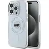 Image de Karl Lagerfeld IML Karl Head Metal Frame MagSafe Case for iPhone 15 Pro Max Transparent (Apple iPhone 15 Pro Max), Coque pour téléphone portable, Transparent, Blanc