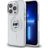 Image de Karl Lagerfeld KLHMP14LHLSCHH iPhone 14 Pro 6.1" bia y/white hardcase IML Metal Choupette Head MagS (Apple iPhone 14 Pro), Coque pour téléphone portable, Blanc