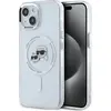 Image de Karl Lagerfeld IML K&CH Heads Metal Frame MagSafe Case for iPhone 15 Transparent (Apple iPhone 15), Coque pour téléphone portable, Transparent