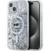 Image de Karl Lagerfeld KLHMP15SLGCHSGH iPhone 15 / 14 / 13 6.1" étui rigide transparent paillettes liquides Choupett (Apple iPhone 13, Apple iPhone 15), Coque pour téléphone portable, Transparent