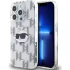 Image de Karl Lagerfeld KLHCP15LHKLPCHT iPhone 15 Pro 6.1" transparent hardcase IML Tête de Choupette & Monogram (Apple iPhone 15 Pro), Coque pour téléphone portable, Transparent