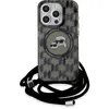 Image de Karl Lagerfeld KLHMP15XHCKCKLCK iPhone 15 Pro Max 6.7" czarny/black hardcase IML Crossbody Monogram (Apple iPhone 15 Pro Max), Coque pour téléphone portable, Noir