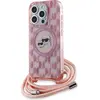 Image de Karl Lagerfeld KLHMP15LHCKCKLCP iPhone 15 Pro 6.1" ró owy/pink hardcase IML Crossbody Monogram Karl (Apple iPhone 15 Pro), Coque pour téléphone portable, Rose, Pink