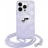 Image de Karl Lagerfeld KLHMP15XHCKCKLCU iPhone 15 Pro Max 6.7" fioletowy/pourpre étui rigide IML Crossbody Monog (Apple iPhone 15 Pro Max), Coque pour téléphone portable, Violet