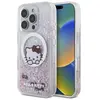 Image de Hello Kitty HKHMP16LLSWKH iPhone 16 Pro 6.3" bia y/white étui rigide paillettes liquides Sweet Kitty Bows (Apple iPhone 16 Pro), Coque pour téléphone portable, Blanc