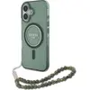 Image de Guess GUHMP16MHGCRELSA iPhone 16 Plus 6.7" zielony/green hardcase IML Glitter With Pearl Strap MagSa (Apple iPhone 16 Plus), Coque pour téléphone portable, Vert