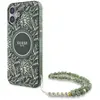 Image de Guess GUHMP16SHCPOFPA iPhone 16 6.1" zielony/green hardcase IML Flowers Allover Electro With Pearl S (Apple iPhone 16), Coque pour téléphone portable, Multicolore, Vert
