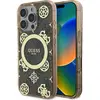 Image de Guess GUHMP16LH4PYEEW iPhone 16 Pro 6.3" br zowy/brown hardcase IML Peony On 4G Background MagSafe (Apple iPhone 16 Pro), Coque pour téléphone portable, Marron