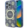 Image de Guess GUHMP16XH4PYEEB iPhone 16 Pro Max 6.9" niebieski/blue hardcase IML Peony On 4G Background Ma, Coque pour téléphone portable, Bleu