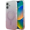 Image de Guess GUHMP16SHGRCELP iPhone 16 6.1" ró owy/pink hardcase IML Glitter Gradient MagSafe (Apple iPhone 16), Coque pour téléphone portable, Rose, Pink