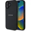 Image de Guess GUHMP16SPGHSMMK iPhone 16 6.1" czarny/black hardcase Grained Gold Ring MagSafe (Apple iPhone 16), Coque pour téléphone portable, Or, Noir