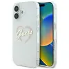 Image de Guess GUHCP16MHCHGSPT iPhone 16 plus 6.7" prze roczysty/transparent hardcase IML Heart (Apple iPhone 16 Plus), Coque pour téléphone portable, Transparent
