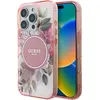 Image de Guess GUHMP16XHFWBDCEP iPhone 16 Pro Max 6.9" ró owy/pink hardcase IML Flower & Tonal Circle MagSafe (Apple iPhone 16 Pro Max), Coque pour téléphone portable, Rose, Pink