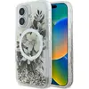 Image de Guess GUHMP16SLFMWTE iPhone 16 6.1" be owy/beige hardcase Liquid Glitter Flower MagSafe (Apple iPhone 16), Coque pour téléphone portable, Beige