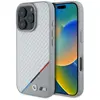 Image de BMW BMHMP16L23PUDTS iPhone 16 Pro 6.3" szary/grey hardcase M Carbon Tricolor Line MagSafe (Apple iPhone 16 Pro), Coque pour téléphone portable, Gris, Argent