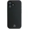 Image de Mercedes MEHMP16S23RBARK iPhone 16 6.1" czarny/black hardcase Textured And Plain Leather MagSafe (Apple iPhone 16), Coque pour téléphone portable, Noir