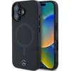 Image de Mercedes MEHMP16S23RCMK iPhone 16 6.1" czarny/black hardcase Plain Smooth Leather MagSafe (Apple iPhone 16), Coque pour téléphone portable, Noir