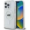 Image de Karl Lagerfeld KLHMP16LHLSKIH iPhone 16 Pro 6.3" bia y/white hardcase IML Metal Karl Head MagSafe (Apple iPhone 16 Pro), Coque pour téléphone portable, Blanc