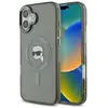 Image de Karl Lagerfeld KLHMP16SHLSKIK iPhone 16 6.1" czarny/black hardcase IML Metal Karl Head MagSafe (Apple iPhone 16), Coque pour téléphone portable, Noir