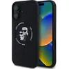 Image de Karl Lagerfeld KLHMP16SSCMKCRHK iPhone 16 czarny/black HC MagSafe Silicone KC Heads Ring (Apple iPhone 16), Coque pour téléphone portable, Noir