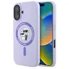 Image de Karl Lagerfeld KLHMP16MSCMKCRHU iPhone 16 Plus fioletowy/pourpre HC MagSafe Silicone KC Heads Ring (Apple iPhone 16 Plus), Coque pour téléphone portable, Violet