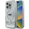 Image de Karl Lagerfeld KLHMP16LLGKISGH iPhone 16 Pro 6.3" hardcase transparent Liquid Glitter Karl Head Mags (Apple iPhone 16 Pro), Coque pour téléphone portable, Transparent