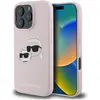 Image de Karl Lagerfeld KLHMP16XSKCHPPLP iPhone 16 Pro Max ró owy/pink HC MagSafe Sil Double Heads Print (Apple iPhone 16 Pro Max), Coque pour téléphone portable, Pink