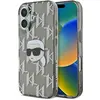Image de Karl Lagerfeld KLHCP16SHKLPKHK iPhone 16 6.1" czarny/black hardcase IML Karl Head Electroplated (Apple iPhone 16), Coque pour téléphone portable, Noir