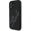 Image de Karl Lagerfeld KLHCP16S3DRKSDLK iPhone 16 6.1" czarny/black hardcase 3D Rubber Signature (Apple iPhone 16), Coque pour téléphone portable, Noir