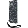 Image de Karl Lagerfeld KLHCP16SHZBPKCCU iPhone 16 6.1" fioletowy/pourpre Zebra With Cord (Apple iPhone 16), Coque pour téléphone portable, Violet