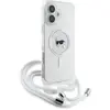 Image de Karl Lagerfeld KLHMP16SHCKHNT iPhone 16 6.1" étui rigide transparent Crossbody IML Karl Head Magsafe (Apple iPhone 16), Coque pour téléphone portable, Transparent