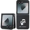 Image de Karl Lagerfeld KLHCZF6SAPKCNPK Z Flip6 F741czarny/black Pin en métal saffiano (Samsung Galaxy Z Flip6, Samsung Galaxy Z Flip7 FE), Coque pour téléphone portable, Noir