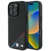 Image de BMW BMHMP16L23PUPDK iPhone 16 Pro 6.3" czarny/black hardcase M Perforated Tricolor Line MagSafe (Apple iPhone 16 Pro), Coque pour téléphone portable, Noir