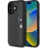 Image de BMW BMHCP16S23PUPVA iPhone 16 6.1" anthracite/anthracite étui rigide M Perforated Tricolor Detail Line (Apple iPhone 16), Coque pour téléphone portable, Gris