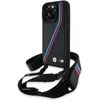 Image de BMW BMHCP16X23PSVTK iPhone 16 Pro Max 6.9" czarny/black hardcase M Edition Carbon Tricolor Lines (Apple iPhone 16 Pro Max), Coque pour téléphone portable, Noir