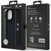 Image de BMW BMHMP16S23SHEB iPhone 16 6.1" czarny/black hardcase Silicone Hexagon Blue Line MagSafe (Apple iPhone 16), Coque pour téléphone portable, Noir, Bleu