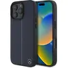 Image de Mercedes MEHMP16X23RURBV iPhone 16 Pro Max 6.9" granatowy/navy hardcase MB Blue Line Leather MagSafe (Apple iPhone 16 Pro Max), Coque pour téléphone portable, Bleu
